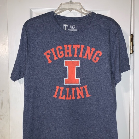 π ποΈ University of Illinois Fighting Illini Double Time Marquee Shirt ποΈπ - Picture 1 of 7